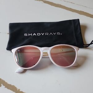 Shady Rays Pink Round Sunglasses with Rose Lenses